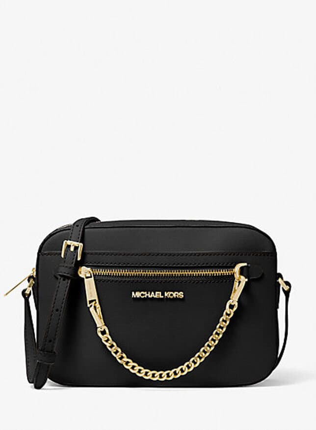 MICHAEL KORS Jet Set Saffiano Leather Crossbody Bag