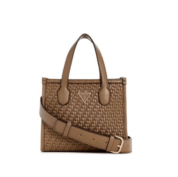 GUESS WOMEN BAG SILVANA 2 COMP MINI TOTE Model - Grey