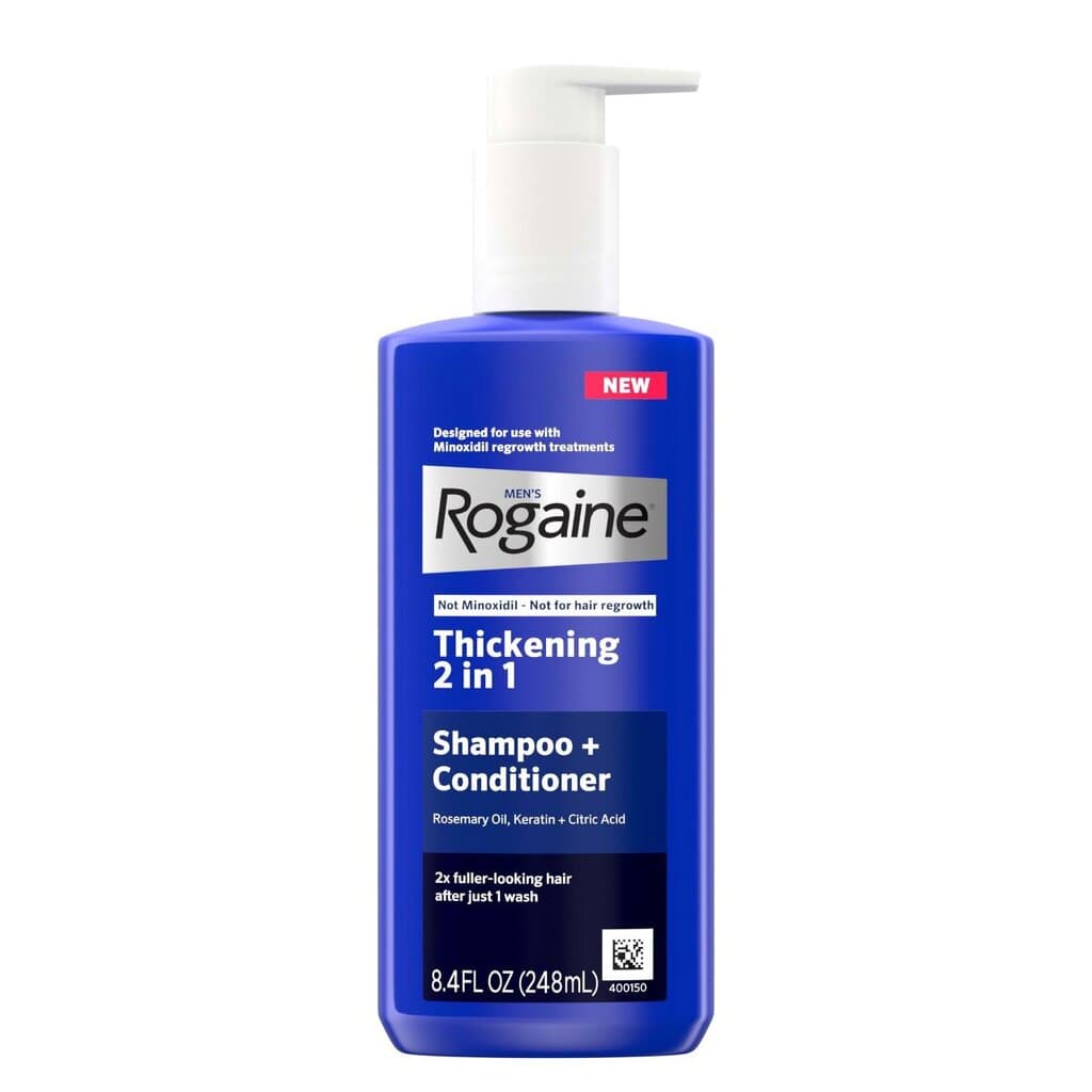 Rogaine Men's Thickening 2 in 1 Shampoo + Conditioner/248ML