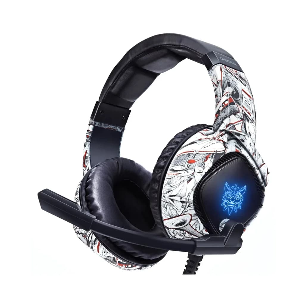 Onikuma K19 Wired Gamer Headset (Camouflage Grey)