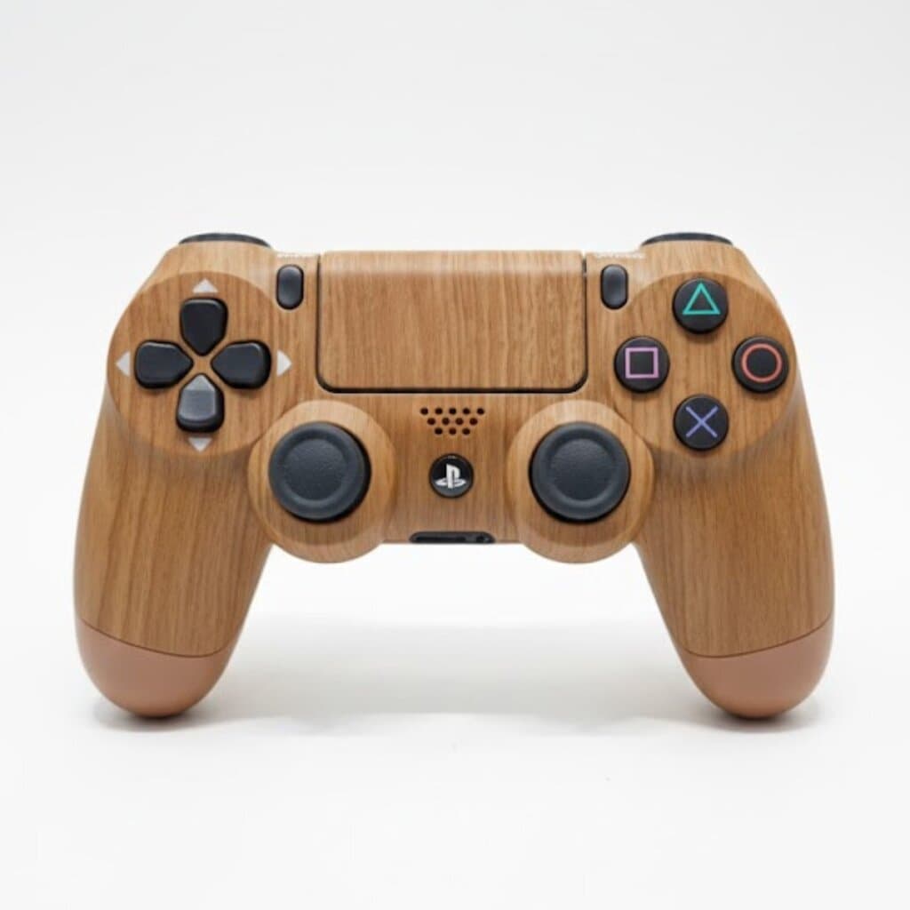Playstation 4 Dual Shock Wood design