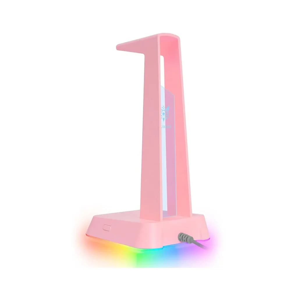 ONIKUMA ST2 RGB Gaming Headphone Stand (Pink) 2