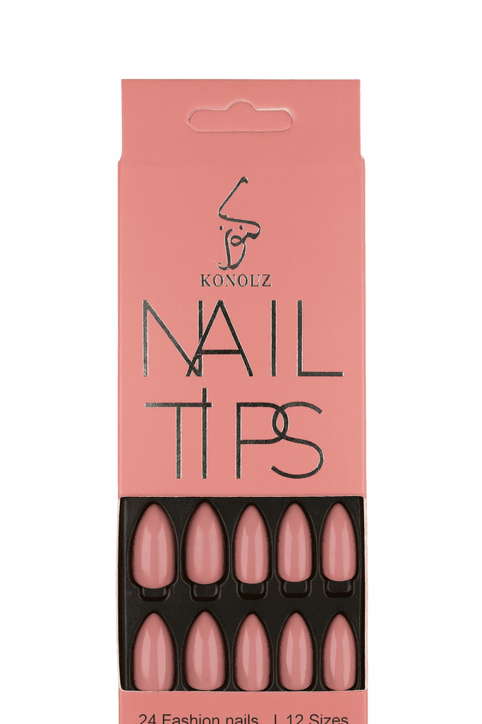 Soft pink Almond Press-On Nails | KONOUZ – 24 Fashion Tips (08)