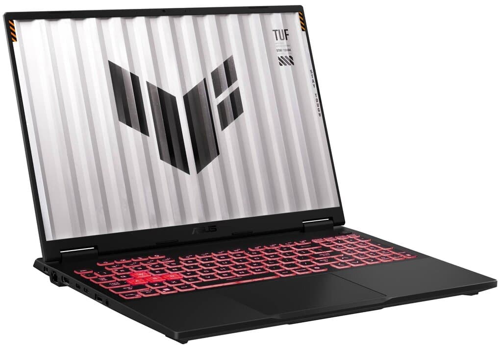 ASUS TUF Gaming A16, AMD Ryzen 7-260, 16GB RAM, 512GB SSD, RTX 5060 8GB, 16" WUXGA 165Hz, DOS 2