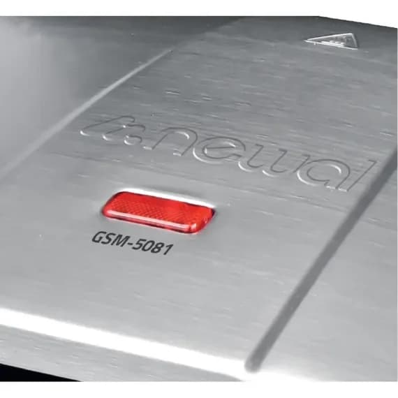 Newal Toaster 4 Slice Contact Grill With Non Stick Plate And Oil Collector - GSM-5081 7