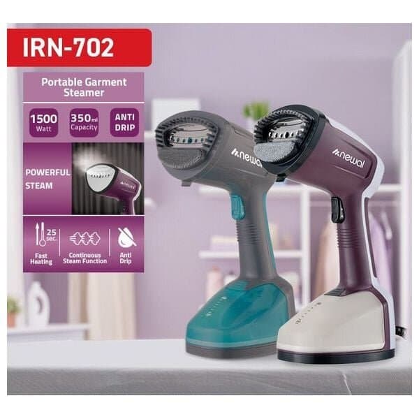 Newal Steam Iron, 1500 W - IRN-702 (Maroon) 2