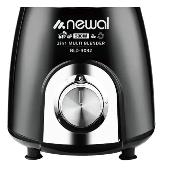 Newal Stand Blender 1.6 Liter Jar With Turbo and Chrome Button - BLD-3032 5