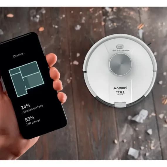 Newal Robot Vacuum Cleaner Smart Model With Auto Navigation System - VAC-3630/01 6