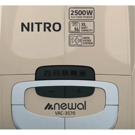 Newal 4L High Power Cylinder Vacuum Cleaner with Silent Motor - VAC-3570/05 2