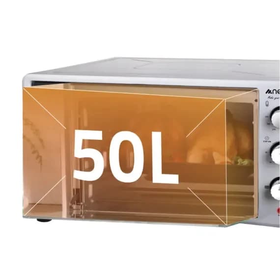 Newal Electric Oven 50L 1800W with Timer and Grill - MOV-1550/04 2
