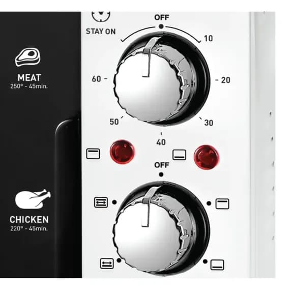 Newal Electric Oven 36L 1600W with Enamel Tray, Grill, and Timer - MOV-1637/01 4