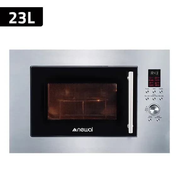 Newal Built-in Mini Oven 23L with Grill, Fast Cooking, Stainless Steel Cavity - MWO-271/05