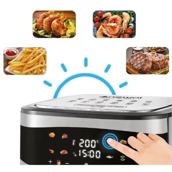 Newal Air Fryer Sleek Design With Easy Clean Interior For Daily Use - FRY-5183 2