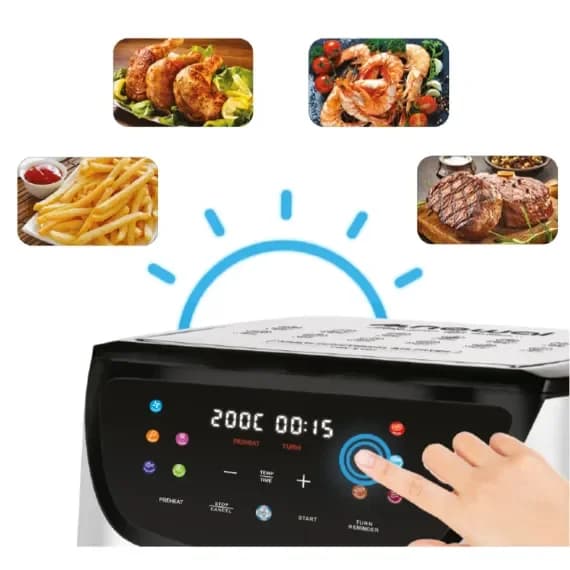 Newal Air Fryer With Rapid Hot Air System, 8 Litre - FRY-5182 2