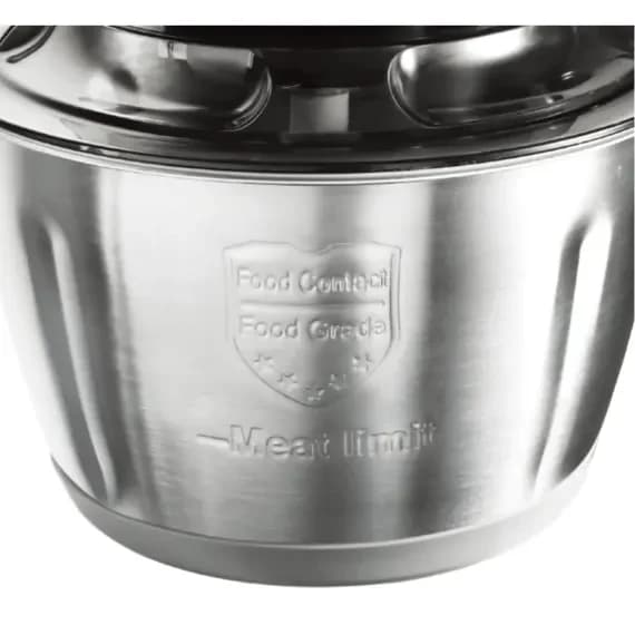Newal Food Chopper, 2 Liter Steel Bowl, 3 Speed Settings - CPR-4031 4