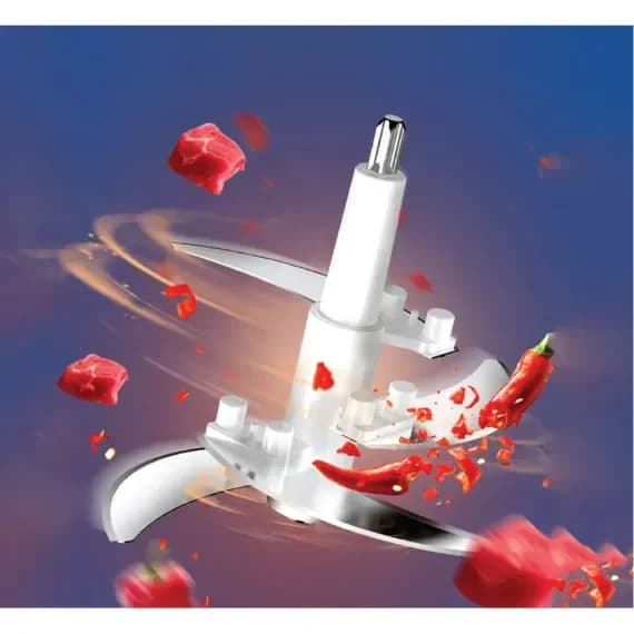 Newal Food Chopper 2 Liter Plastic Bowl For Meat And Vegetable Grinding - CPR-4020 3