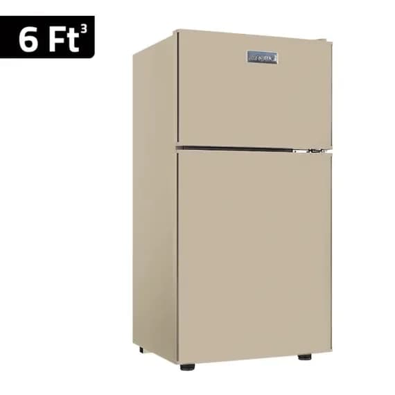 Newal Refrigerator, 6 Ft, Tropical Compressor, Glass Shelves, LED Lighting - RFG-88/04