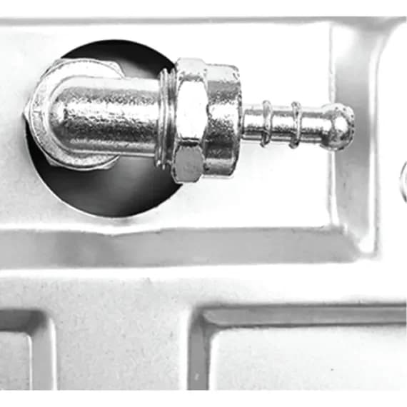 Newal Gas Hob 4 Burners with Stainless Steel Plate and Polished Iron Supports - HOB-642 (Stainless Steel) 2