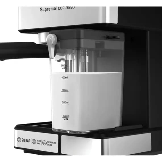 Newal 1.8L Digital Espresso Maker with Milk Reservoir and Cleaning - COF-3880 3