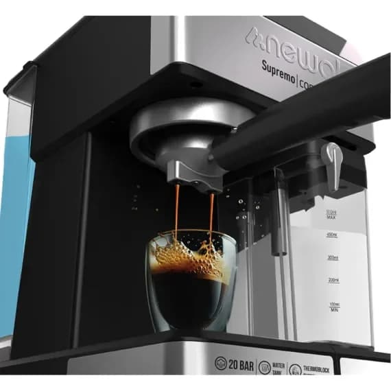 Newal 1.8L Digital Espresso Maker with Milk Reservoir and Cleaning - COF-3880 5
