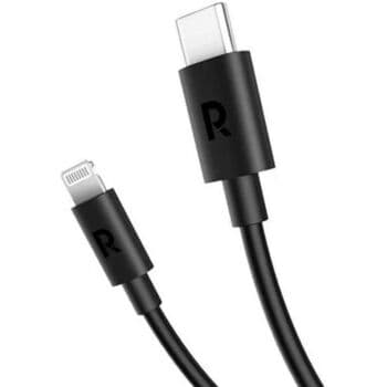 شارژەری RAVPower USB-C لەگەڵ کێبڵی ١م - CB1016 (ڕەش)