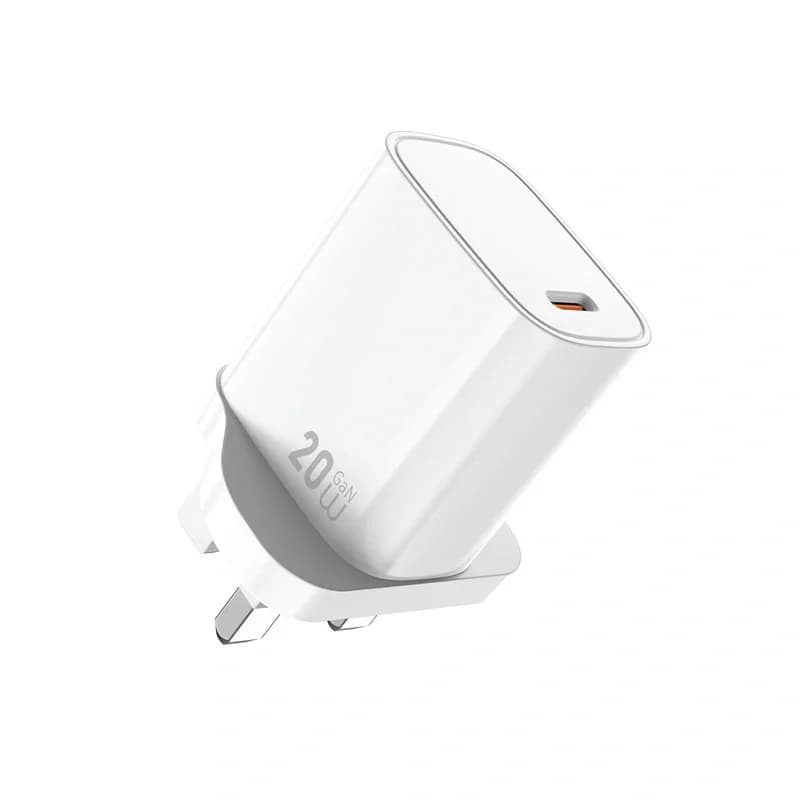 WIWU Essential 20W GaN Charger (1C) - Wi-G007 (White)