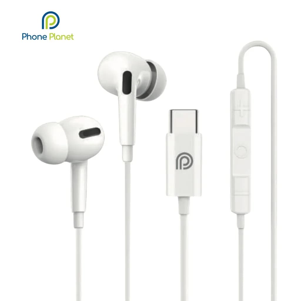 Phone Planet Earphones - PP-HF02-USB-C (White)