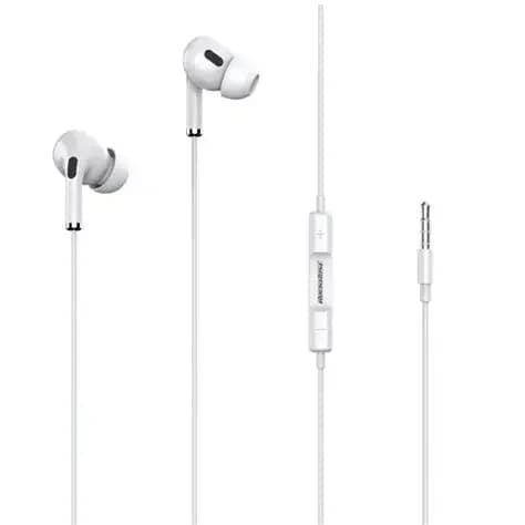 RockRose Wired Earphones - RRWE16 (White)