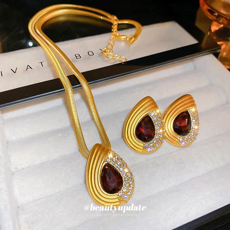 Vintage Glamour Gold Snake Set