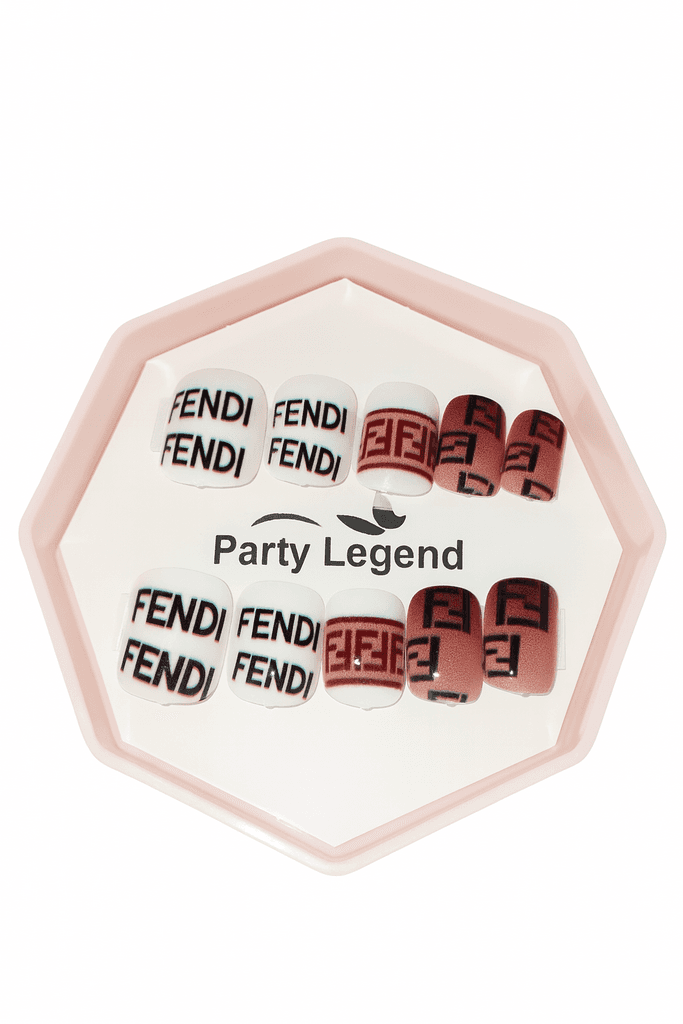 ✨ Party Legend – Fendi Style Nails ✨