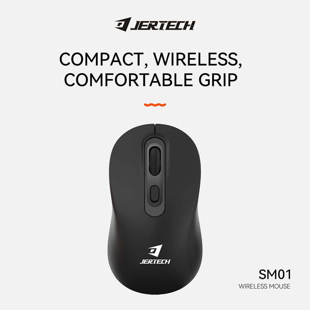 Jertech SM-01 Portable Office Mouse (Black)