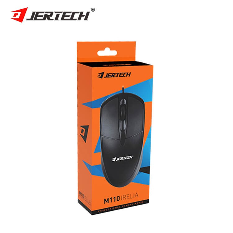 Jertech M110 Ergonomic Optical Office Mouse (Black)