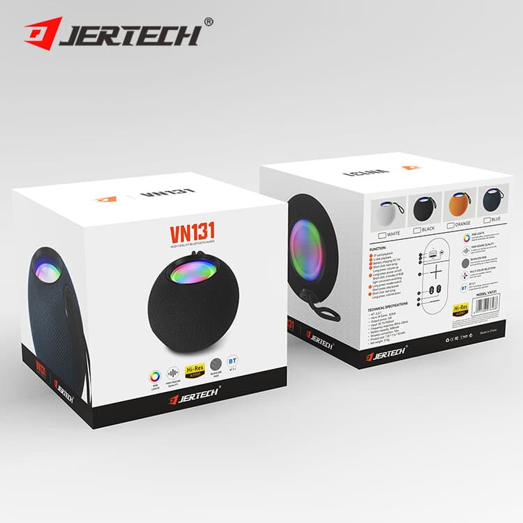 Jertech VN131 Waterproof Bluetooth Speaker (Black)