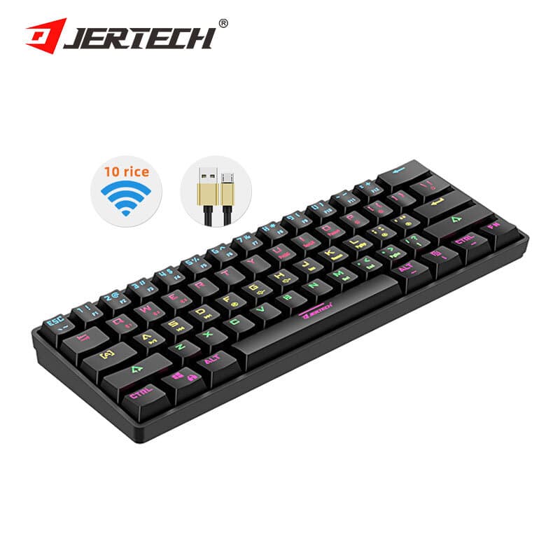 Jertech JK530 Linear Mechanical Keyboard (Black)