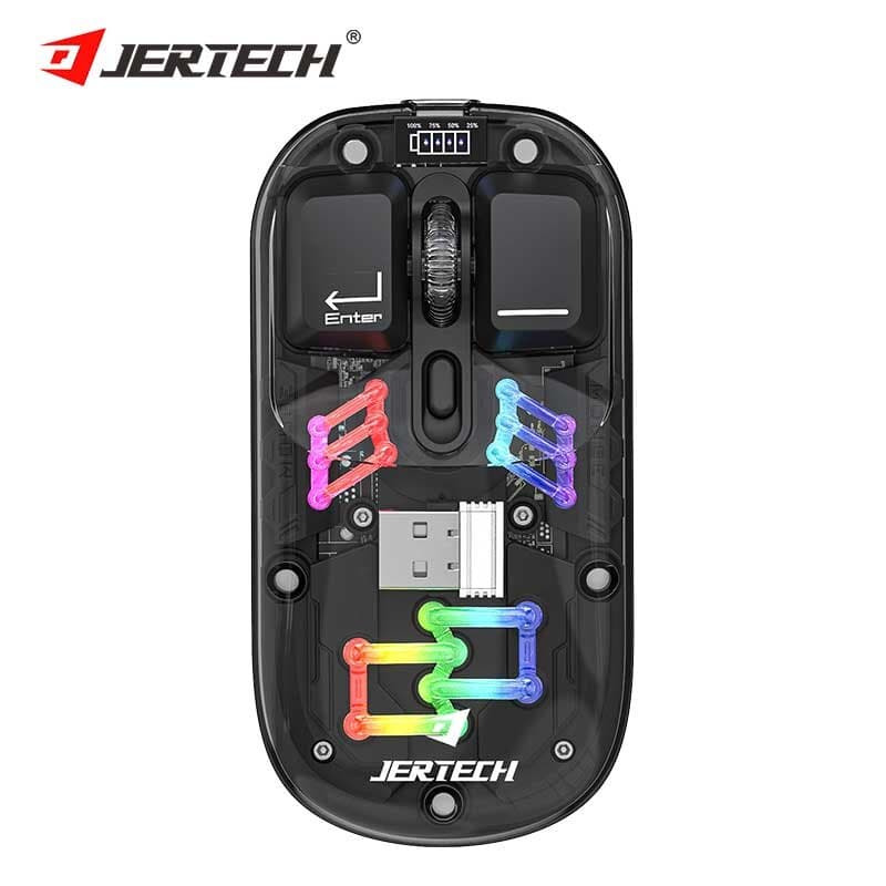 Jertech WB112 Dual Mode Bluetooth Mouse (Black)