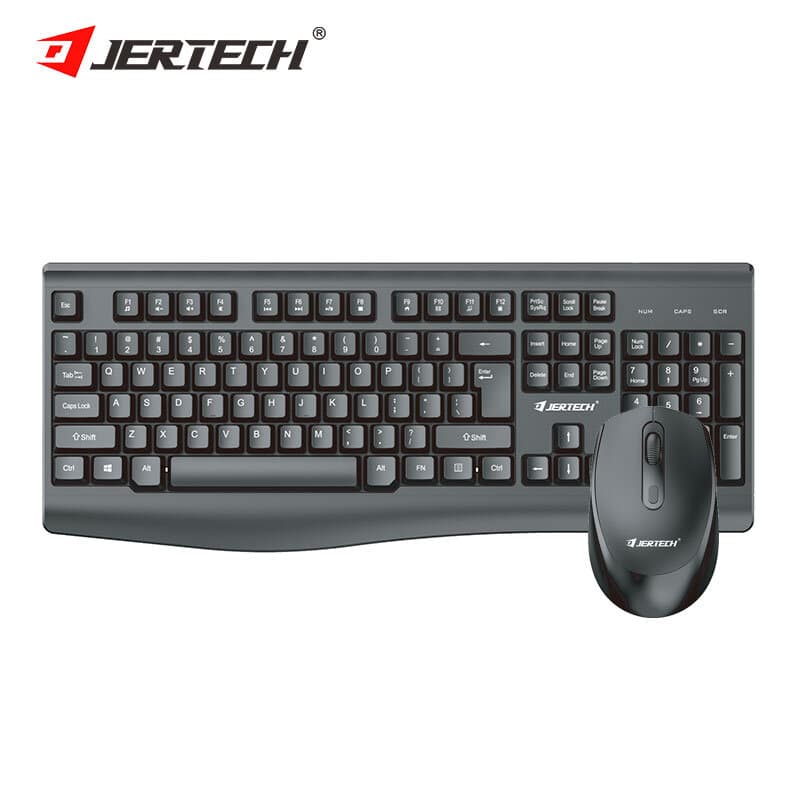 Jertech KM500 Silent Wireless Combo (Black)