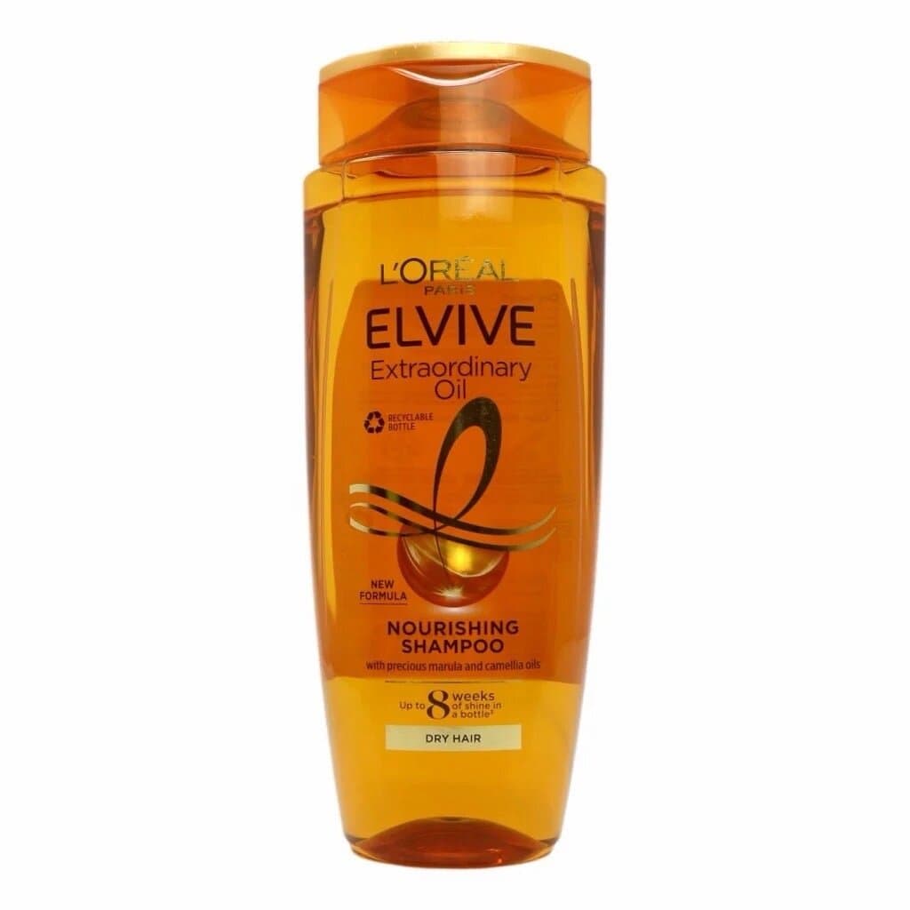 Repairs and restores very dry hair to become shiny and sleek in appearance.Elvive Extraordinary Shampoo For Very Dry Hair is a unique formulation enriched with six oil extracts that nourishes the hair