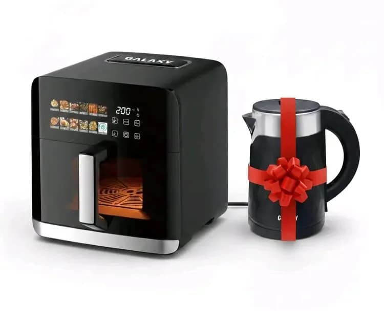 Galaxy Digital Air Fryer 10 Liter - GAAF-62 (Black)