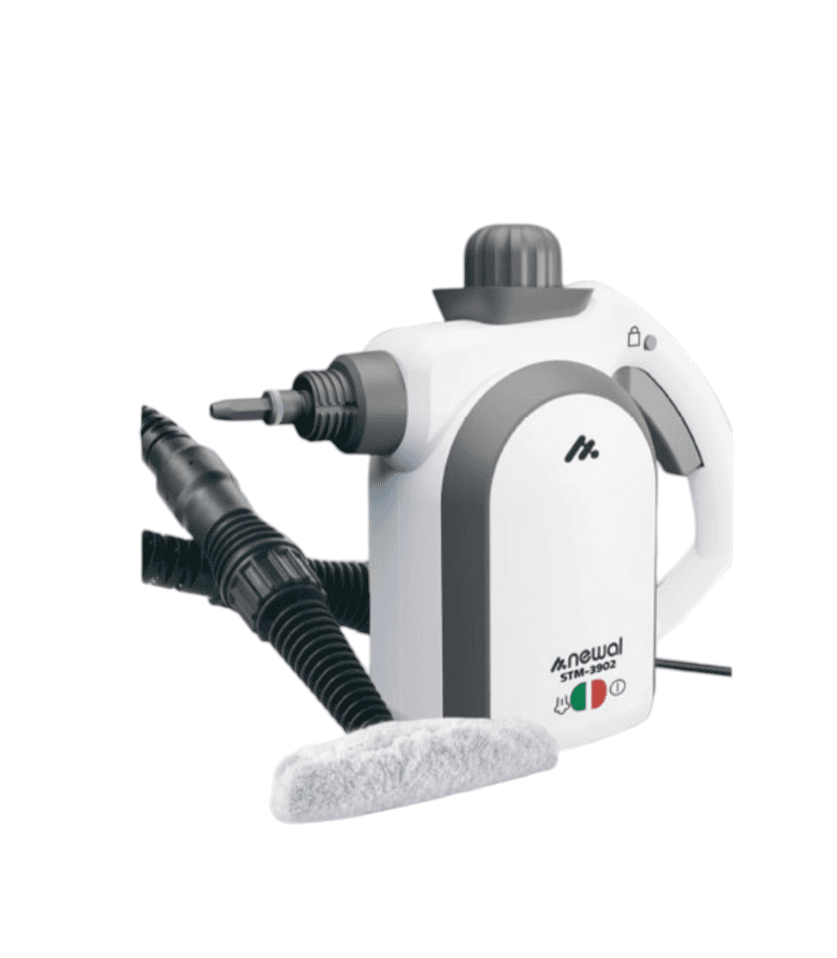 Newal Steam Cleaner 1100 Watts with 10 Additional Accessories - STM-3902 (White)
