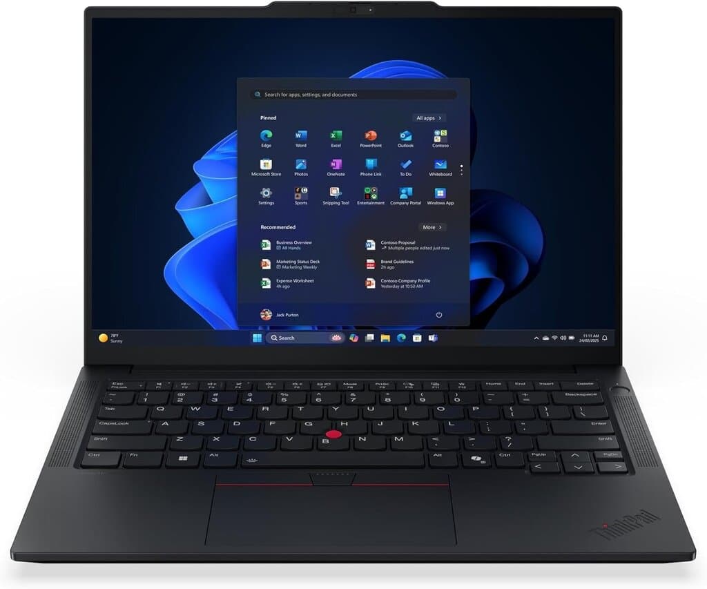 Lenovo ThinkPad E14 Gen7, Core Ultra 7-255H, 16GB, 512GB SSD, Arc Graphics, DOS, Bag, Arabic