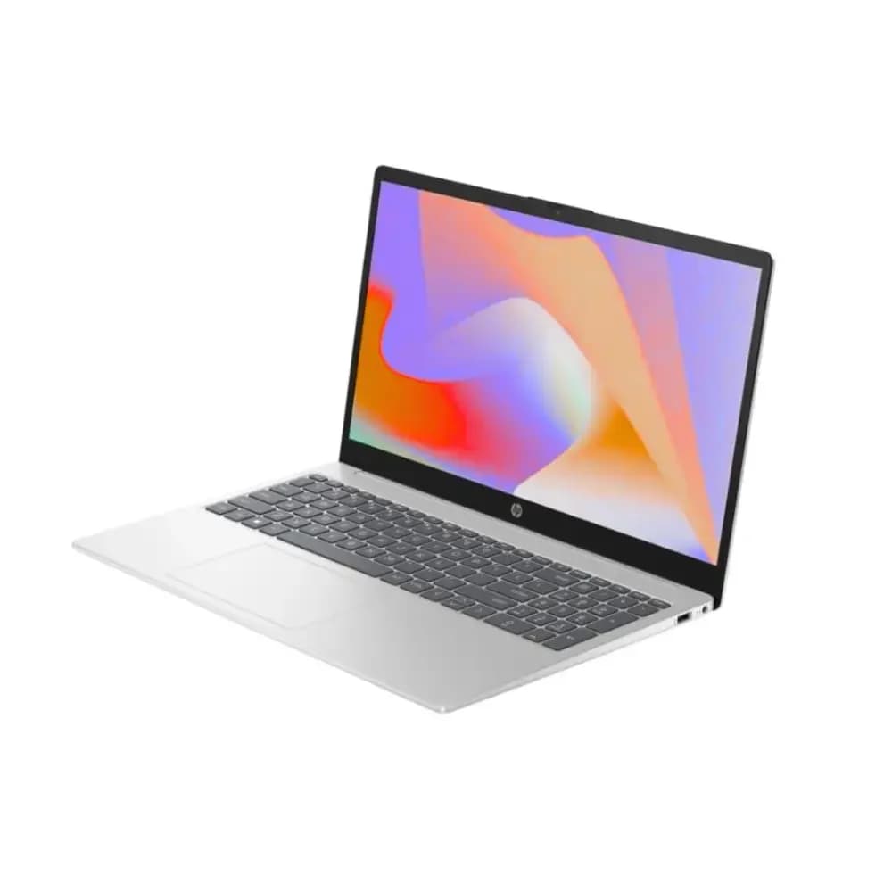 HP 15-FD0229nia, i7-1355U, 8GB, 512GB SSD, 15.6" FHD, DOS - Silver, Arabic