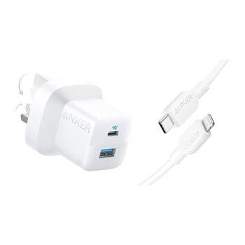 چارجەری ئانکەر 323 33W لەگەڵ کەیبڵ (سپی)