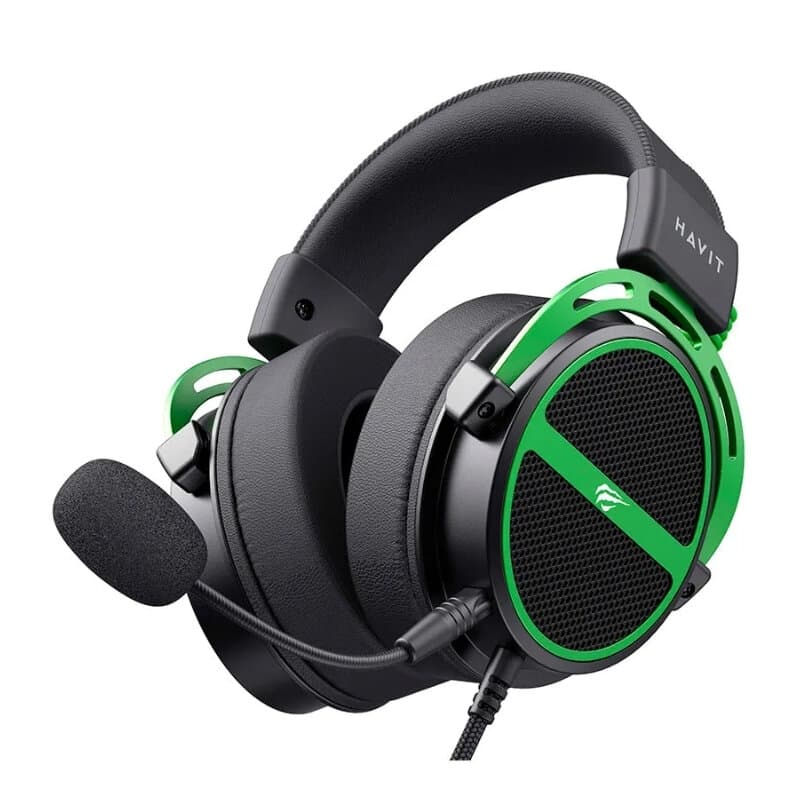 Havit H2030E Gaming Headphone (Black/Green)
