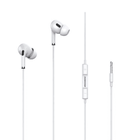 Rockrose Solo MC Neo Wired Earphones (White)