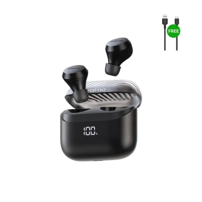 Oraimo SpaceBuds Z Black ANC TWS Earbuds