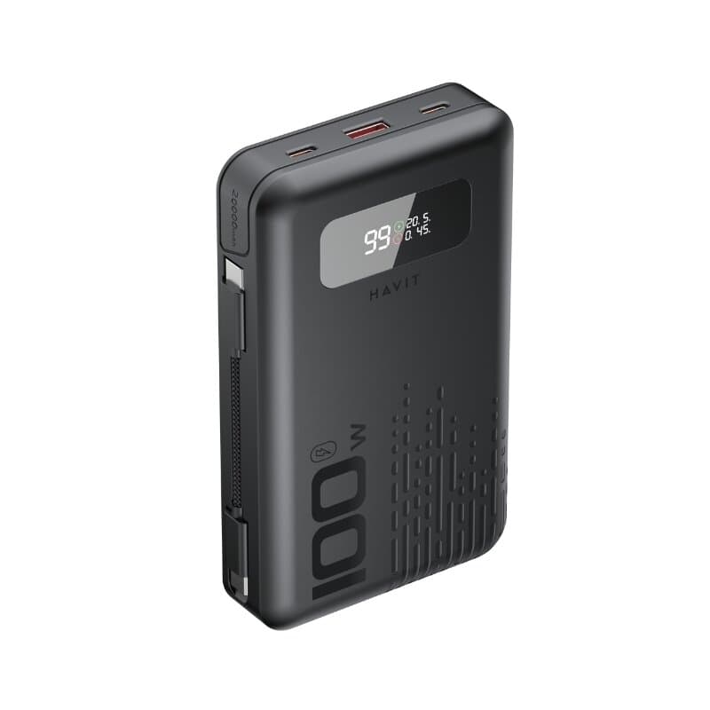 Havit PB5212 Power Bank 20000mAh 100W (Black) 4
