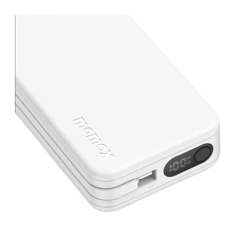 Momax Power Vital+ Battery Pack 10000mAh Dual USB-C (White)