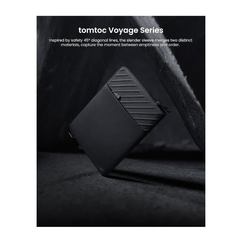tomtoc Voyage-A10 Laptop Sleeve 13 Inch (Black) 2