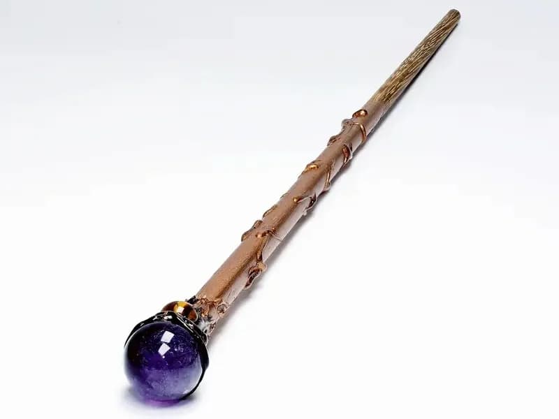 Crystal Wand Pearl 27cm
