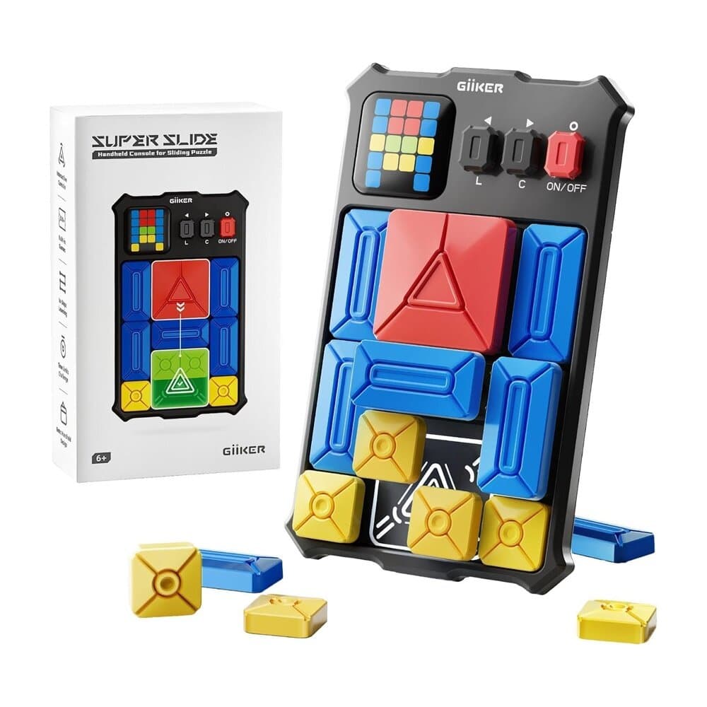 Giiker Super Slide Handheld Console Puzzle - Black